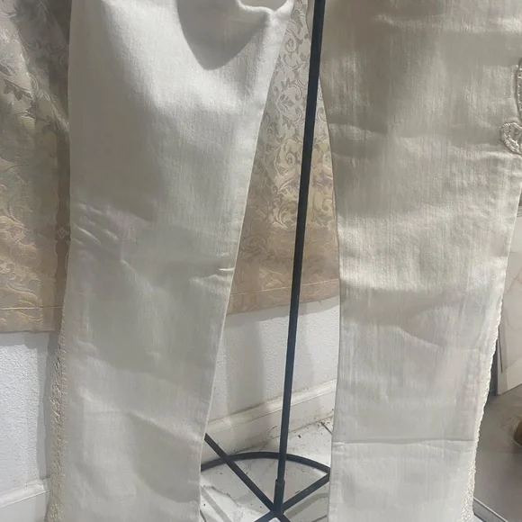 Parasuco Vintage Hand Stitched Embellished Denim Sz 27 - Picture 8 of 13